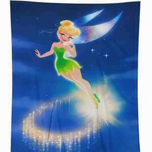 Disney Tinker Bell soft throw blanket 38” x 52”